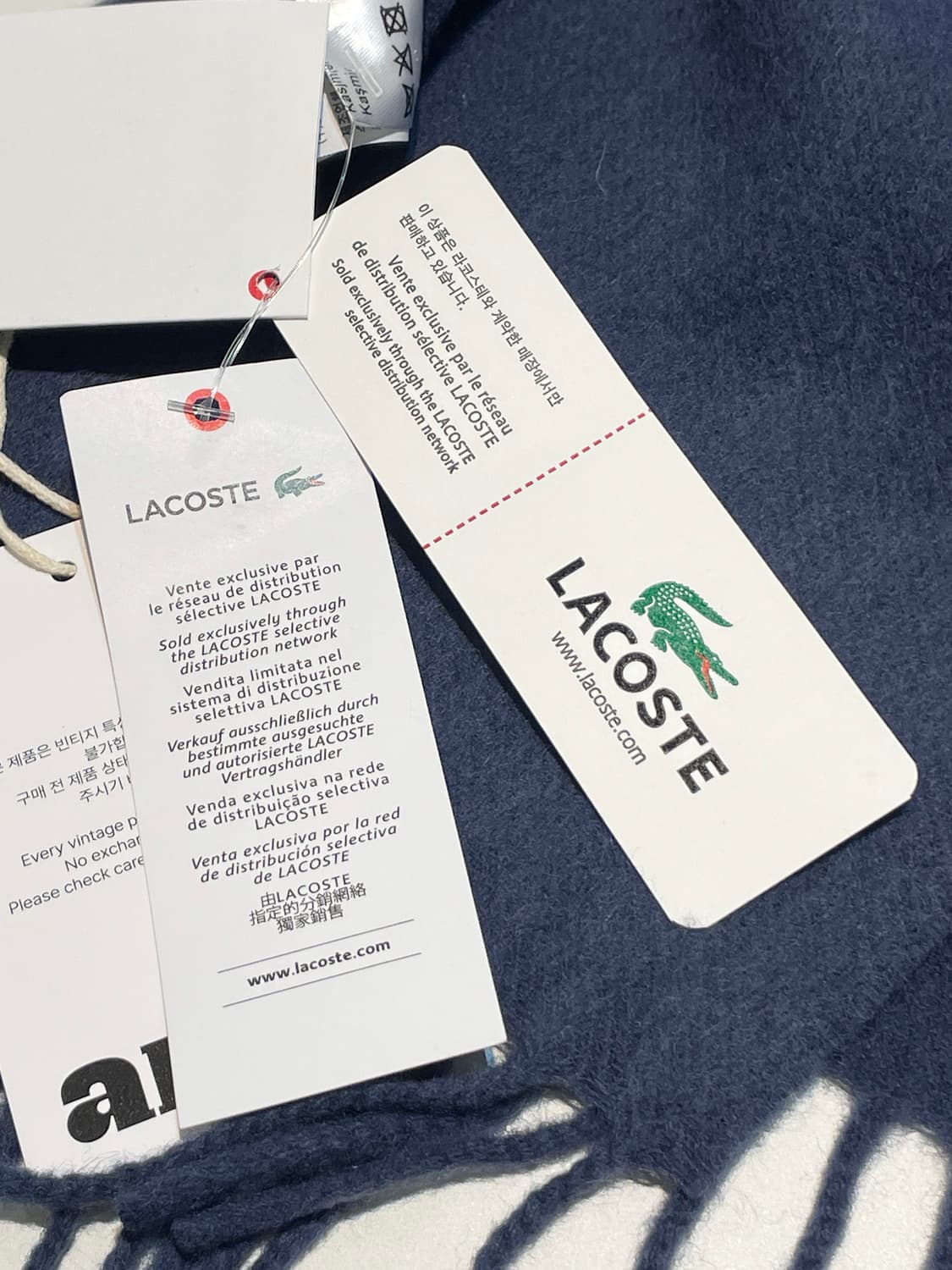 라코스테 목도리 미사용 새 상품 A1417 상품이미지8