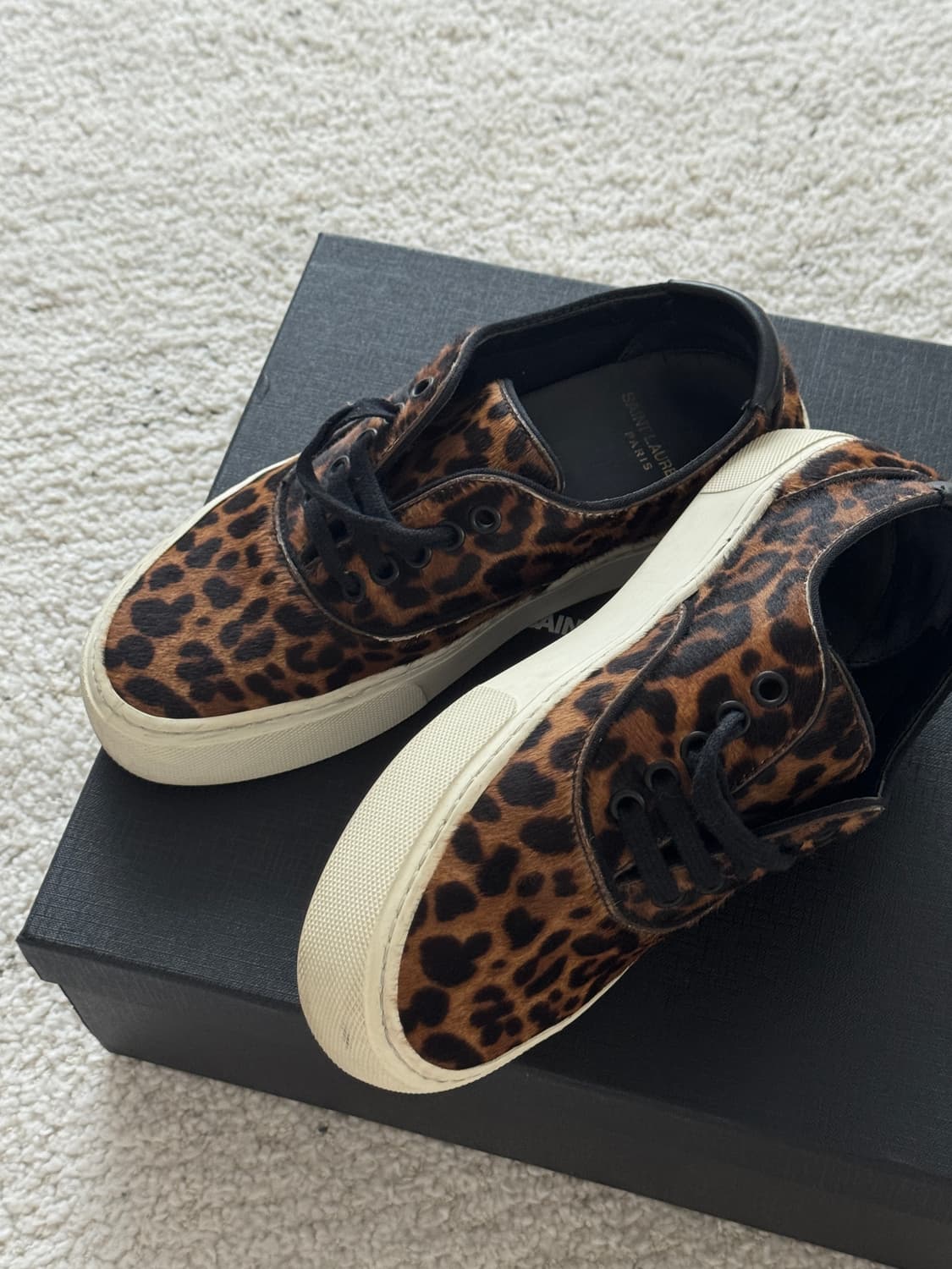🖤 생로랑(Saint Laurent) 송치 레오파드 스니커즈 상품이미지2