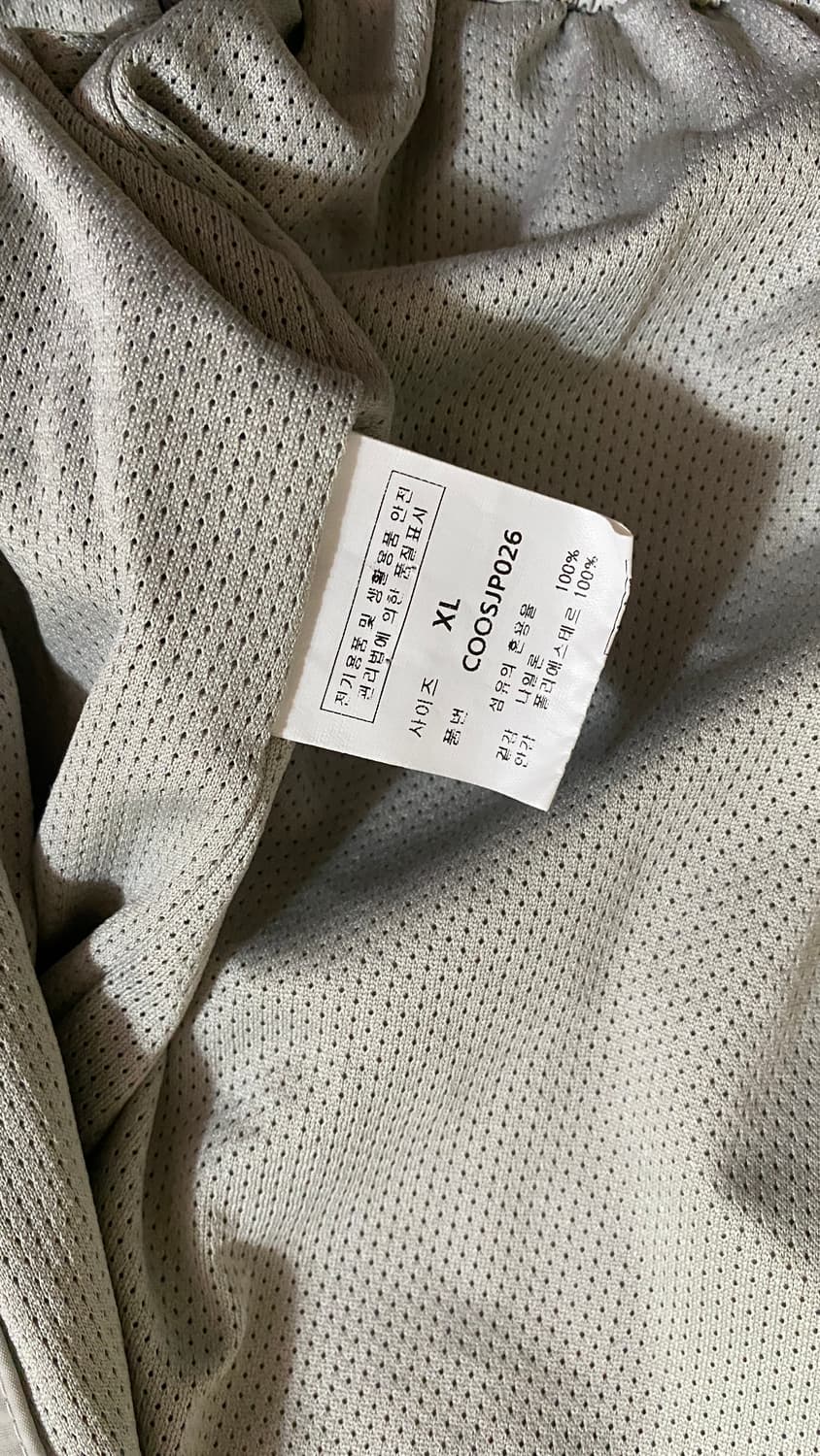 세컨드모놀로그 라이트 그레이 포켓 바람막이 자켓 XL 상품이미지6