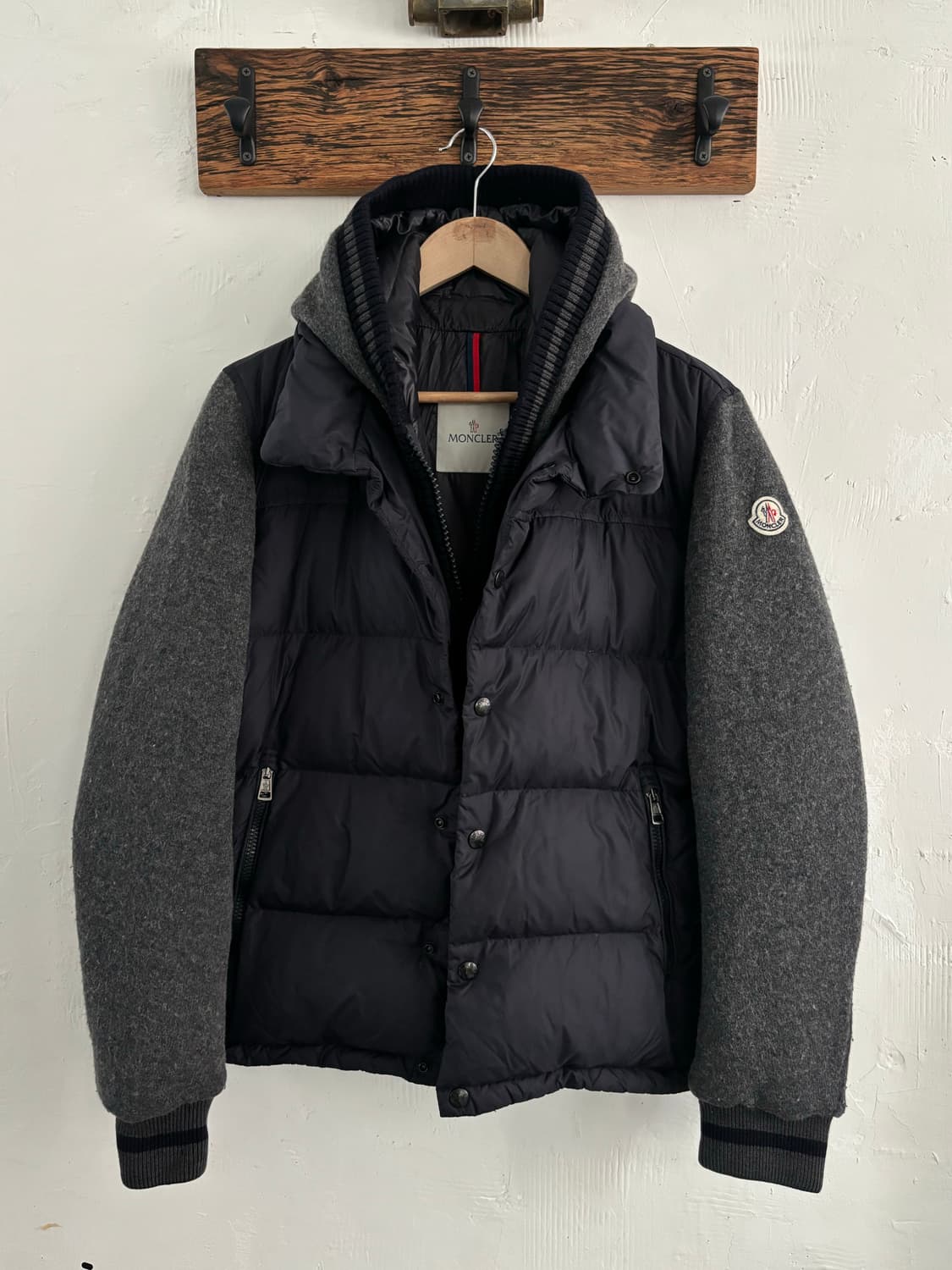 Moncler 몽클레어 그레이 니트 패딩 상품이미지3