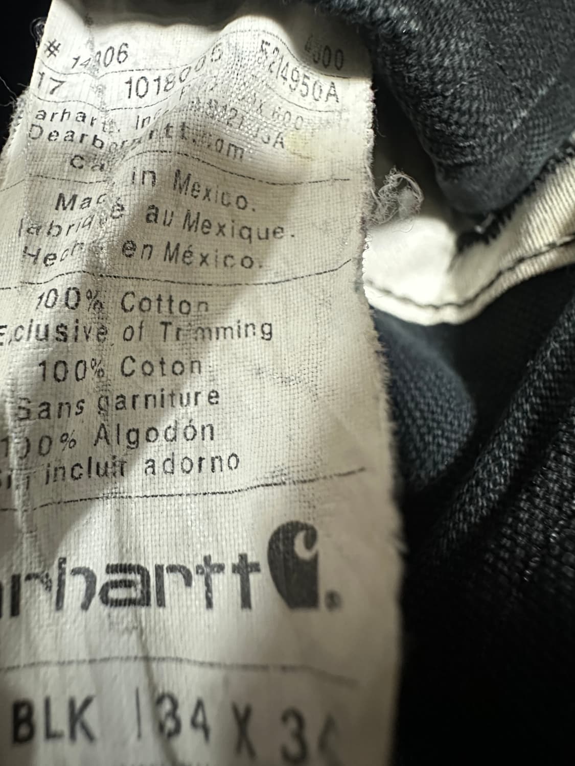 CARHARTT double knee overalls vintage 상품이미지6