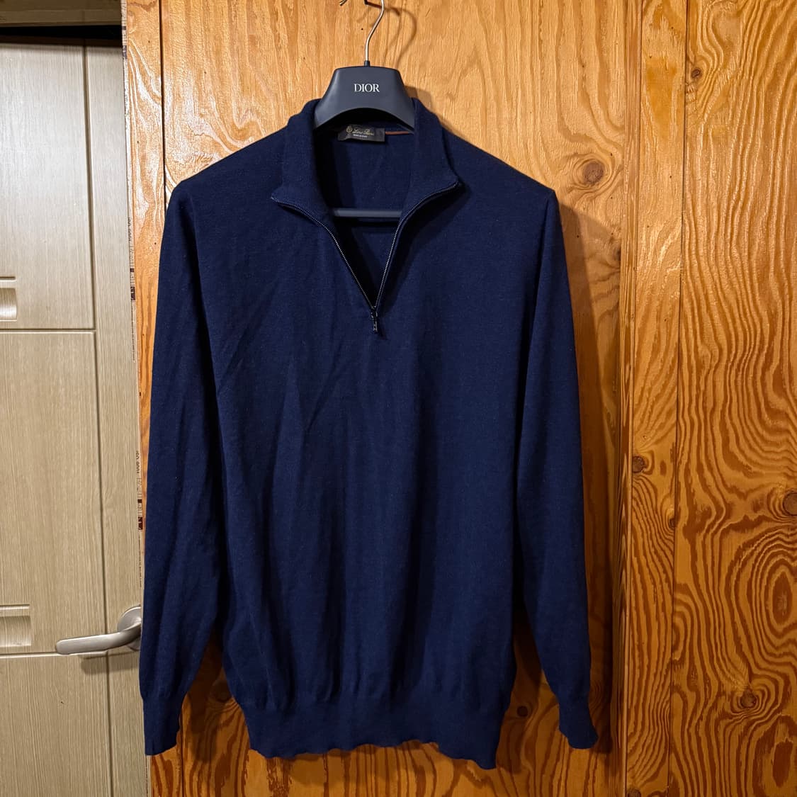 로로피아나 캐시미어 반 집업 니트  상품이미지3