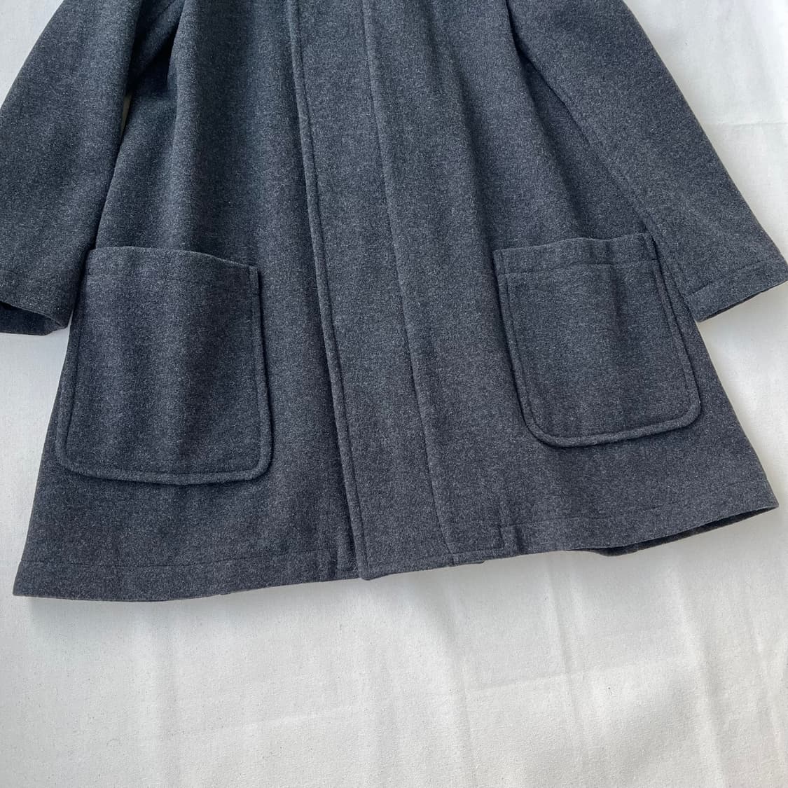 주카 울 후디 하프 코트 상품이미지3