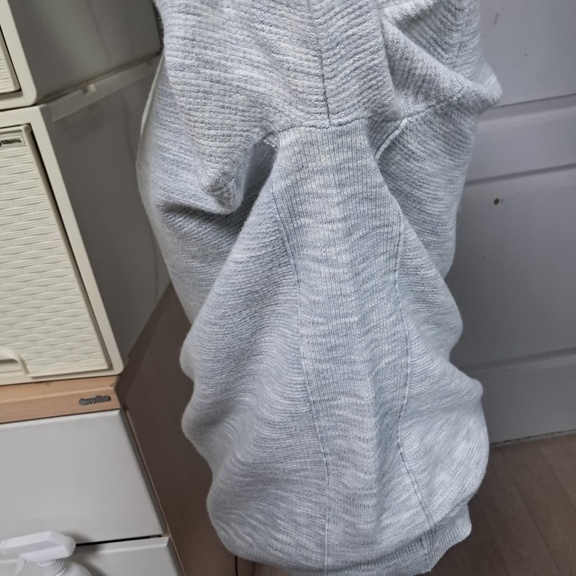 타임옴므 남성 멜란지그레이 니트 95사이즈 상품이미지4