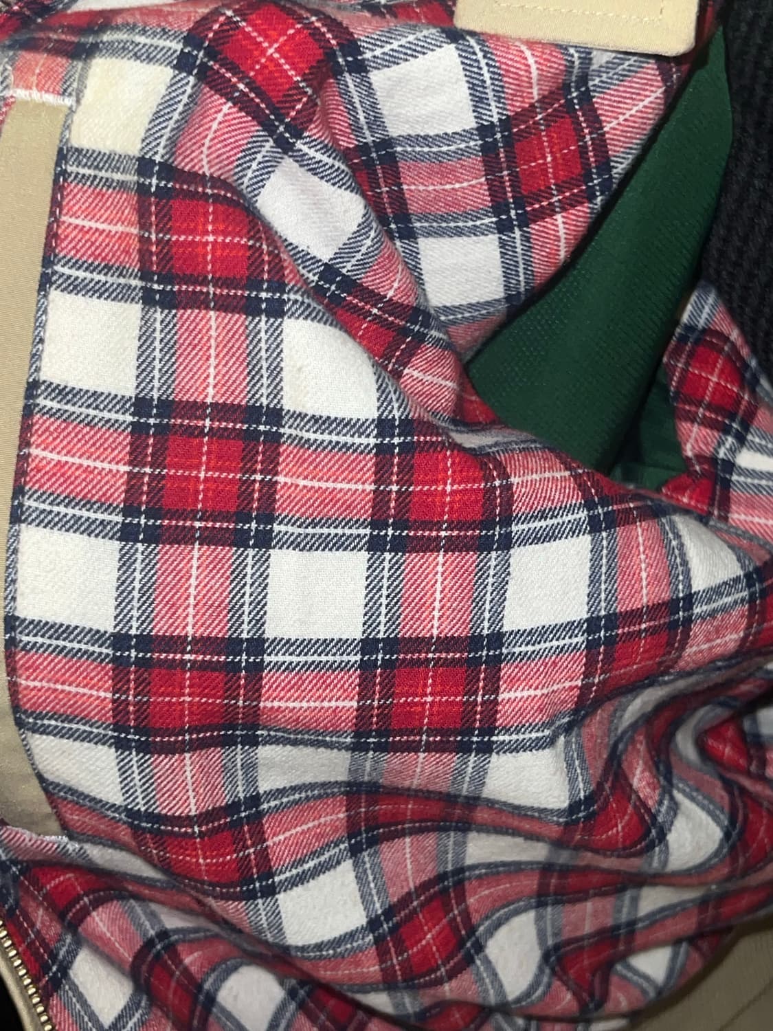 라코스테 베이지 자수 로고 코튼 자켓 상품이미지4