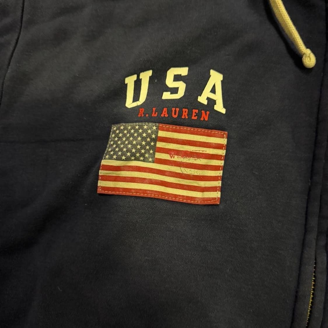폴로 랄프로렌 빅포니 USA 성조기 자수 후드 집업 상품이미지3