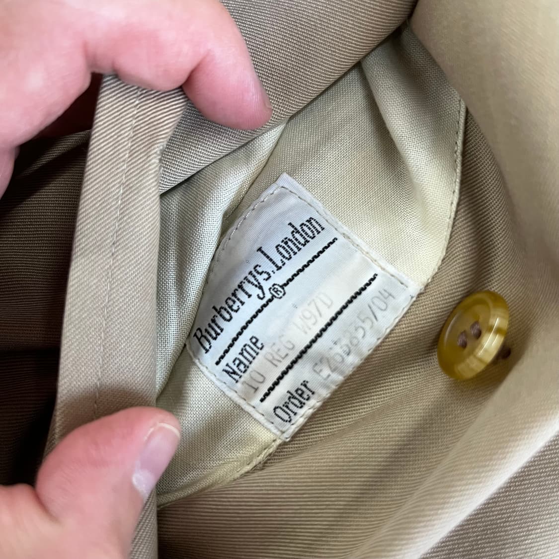 버버리 싱글 벨티드 트렌치코트 48S 상품이미지5