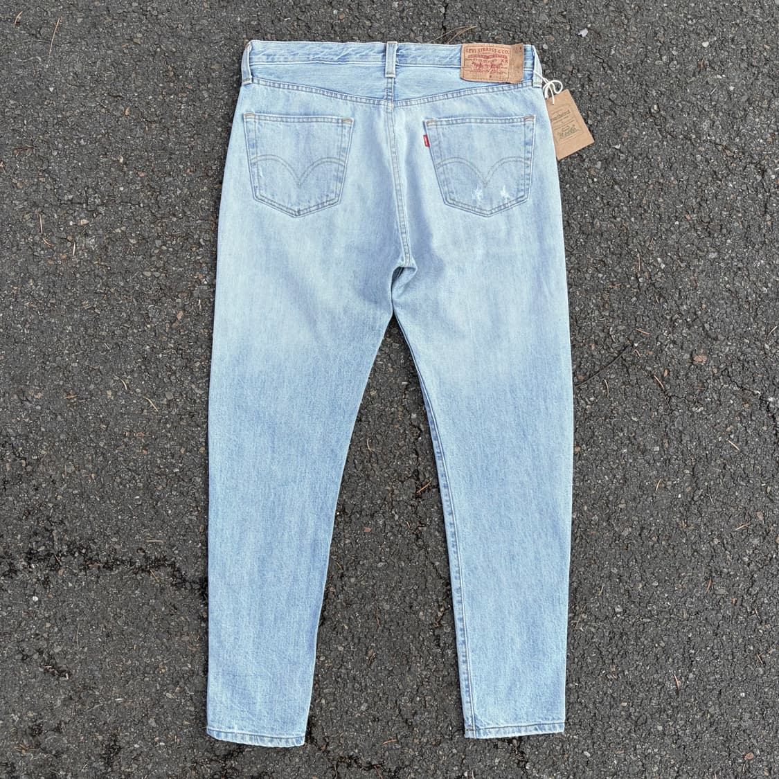 리바이스 501 스트레이트 레그 연청 데님 (34)   상품이미지2