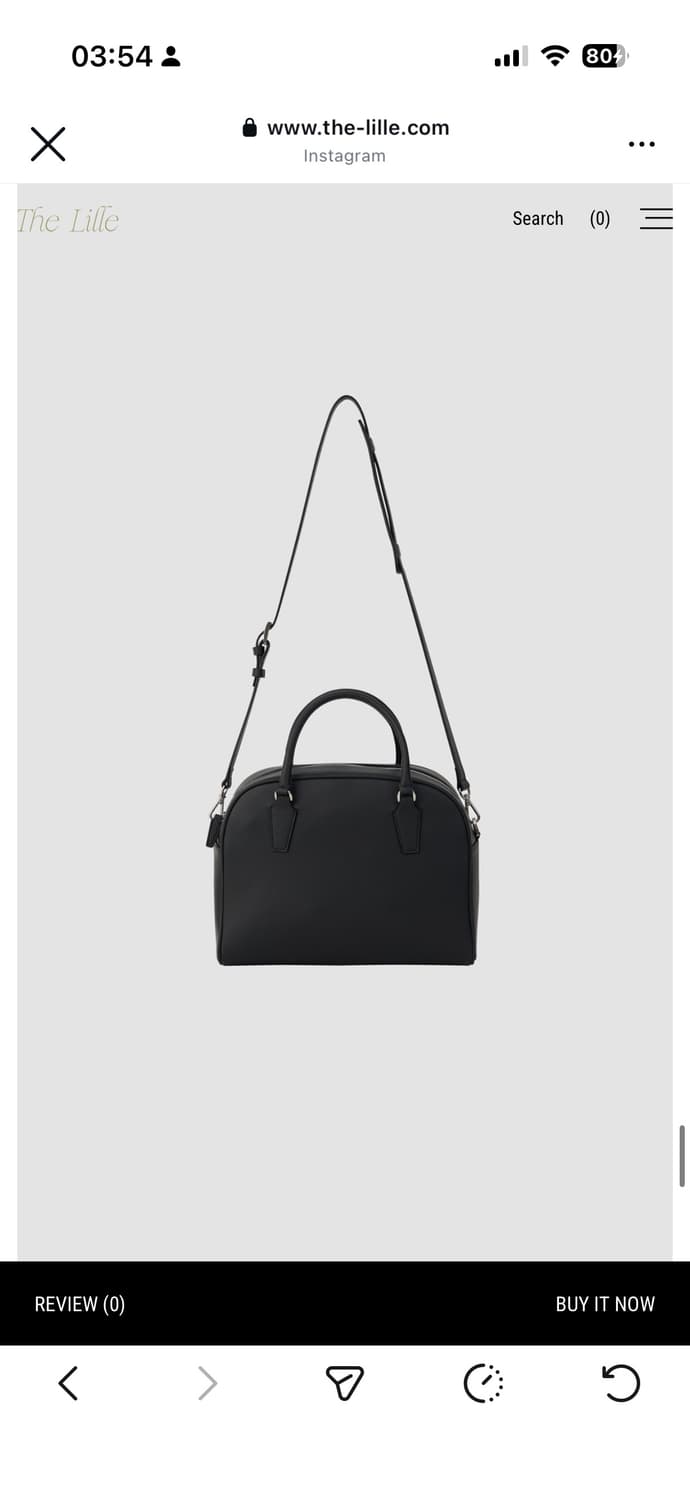 더릴 Strap Boston Bag_Black 상품이미지4