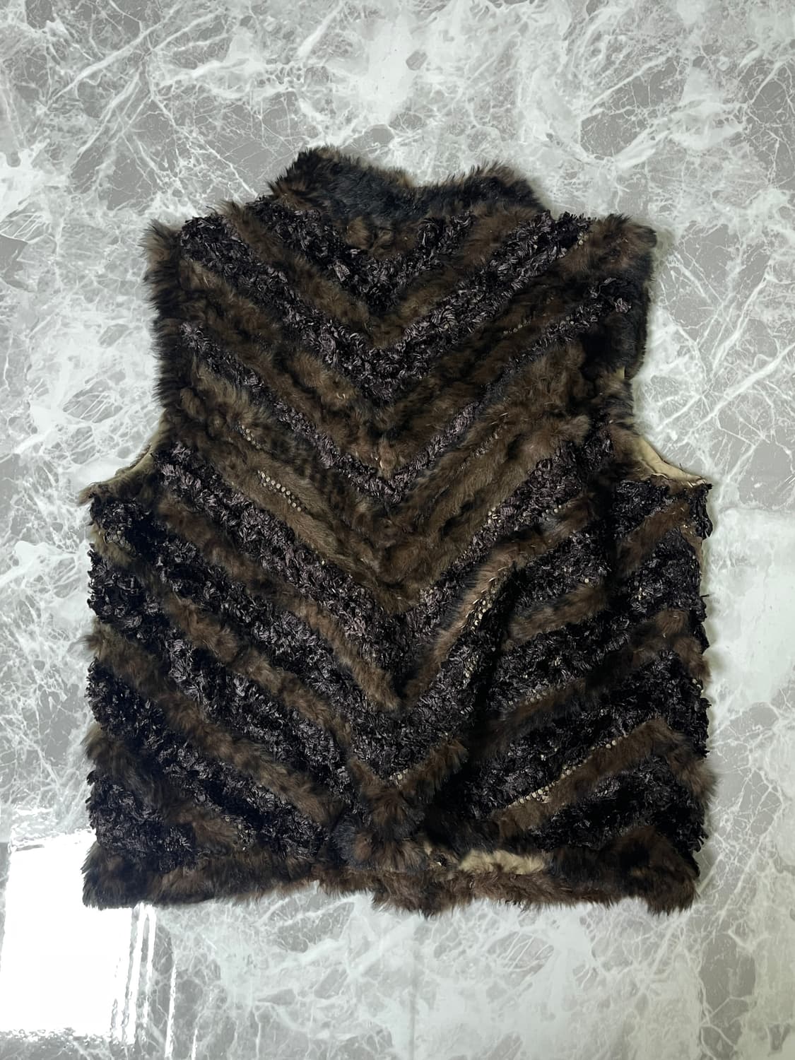 (Unknown)grunge fur vest 상품이미지4