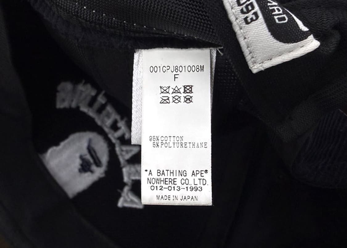 베이프 컬리지 로고 코듀로이 볼캡 상품이미지6