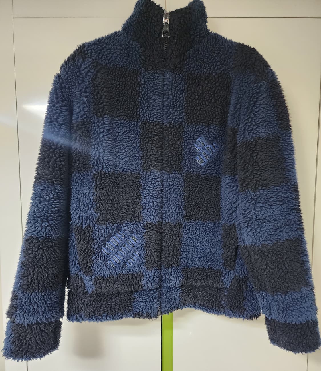 루이비통 LV MADE 체크 플리스 자켓 S사이즈 95-100사이즈 상품이미지1