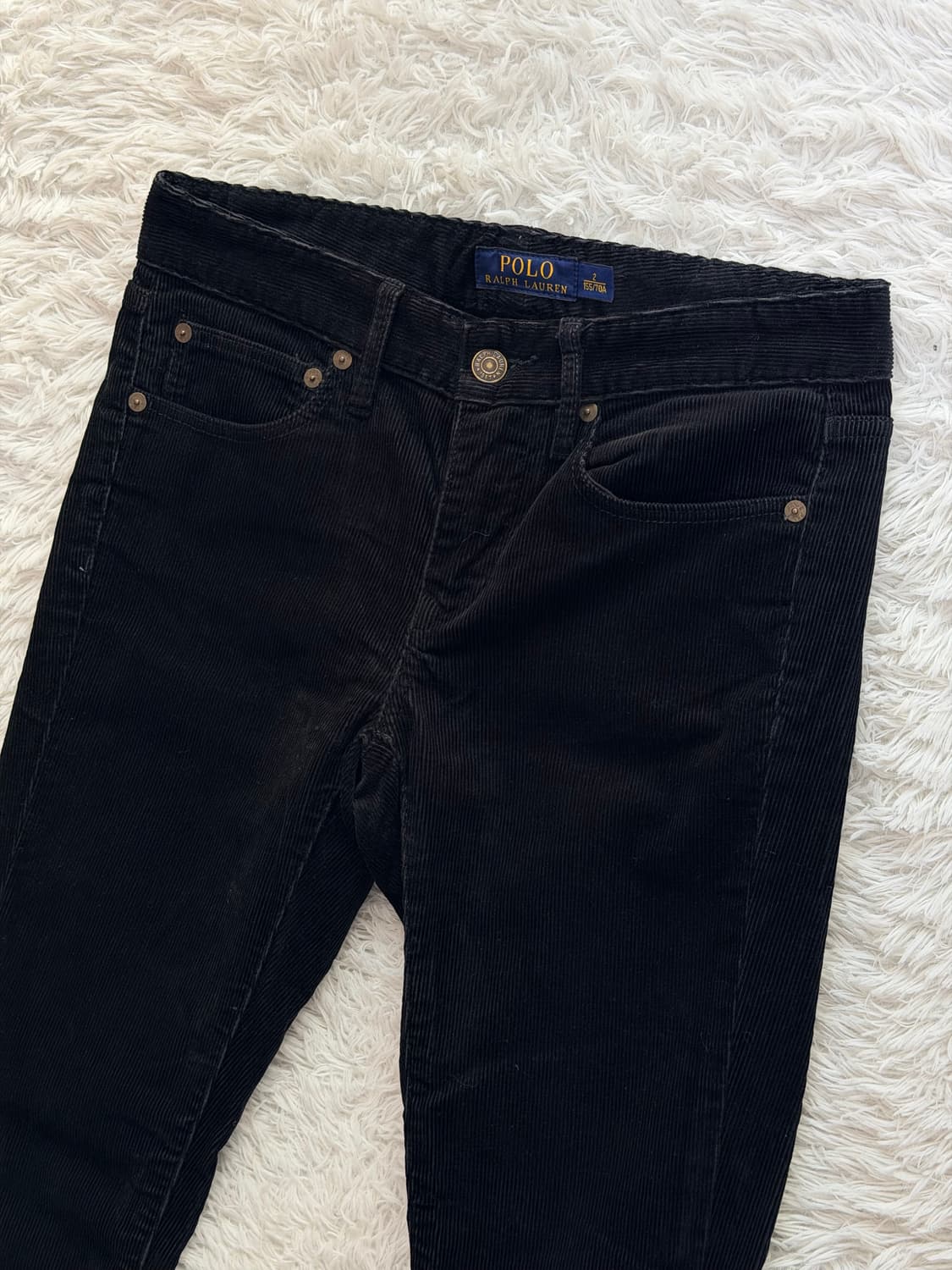 [POLO] 폴로 랄프로렌 블랙 코듀로이 팬츠 (슬림핏) 상품이미지1