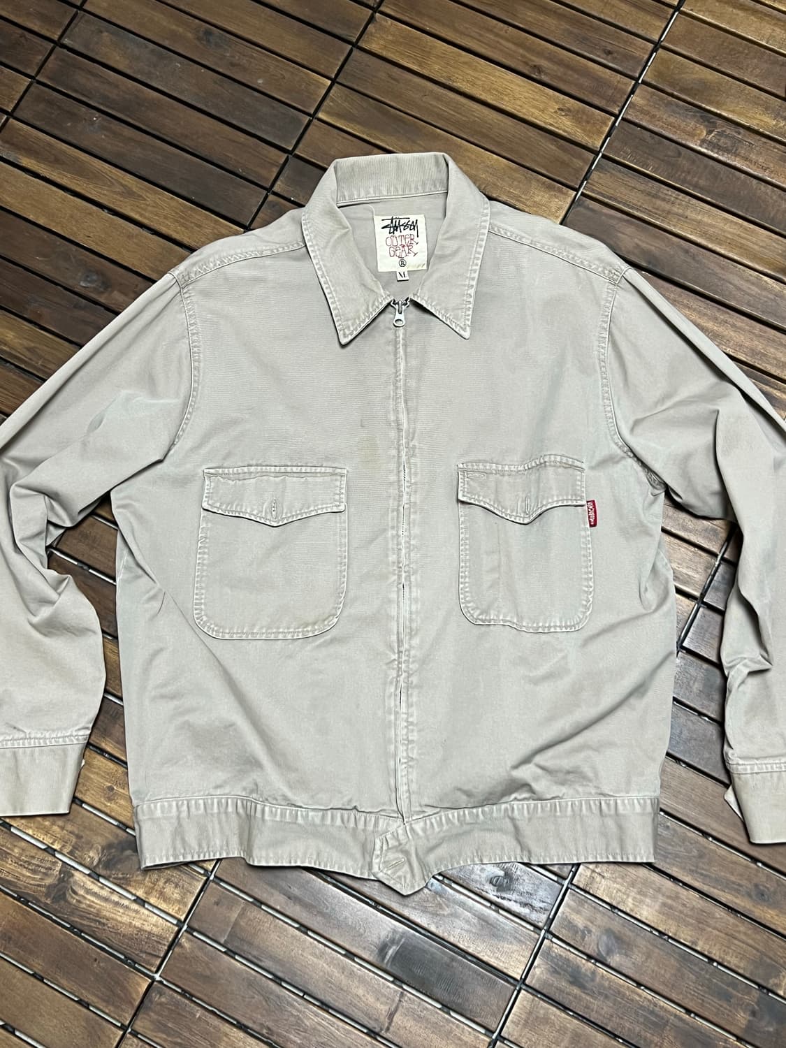 90s stussy made in usa 빈티지 스투시 워크자켓  상품이미지1