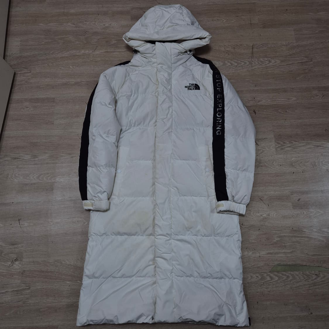 노스페이스 아틀레틱 사이드라인 후드 롱패딩 점퍼 M(95) 상품이미지1