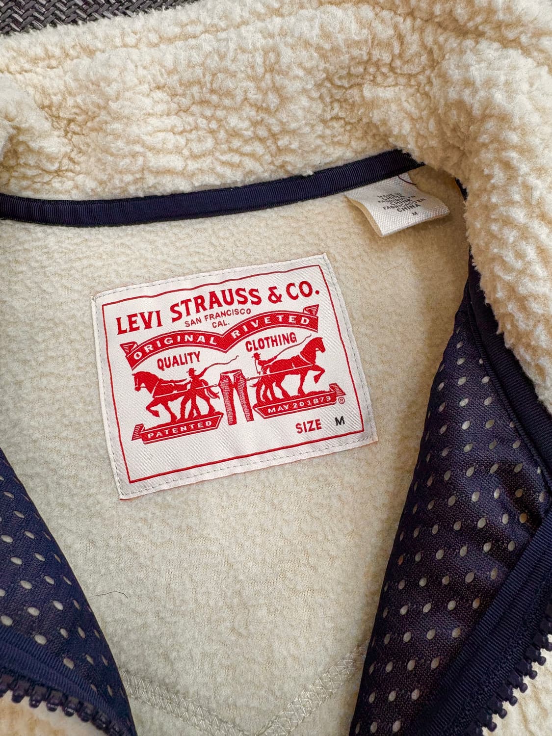 리바이스 후리스집업 M 상품이미지3