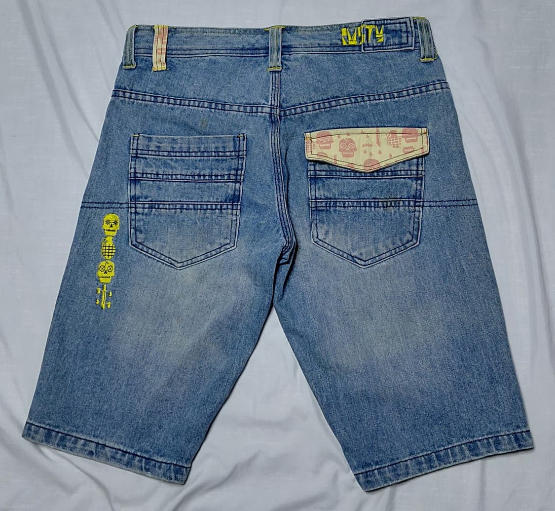 [30] RUSTY 러스티 Y2K 데님 하프 팬츠 (자수/패턴 포인트) 상품이미지7