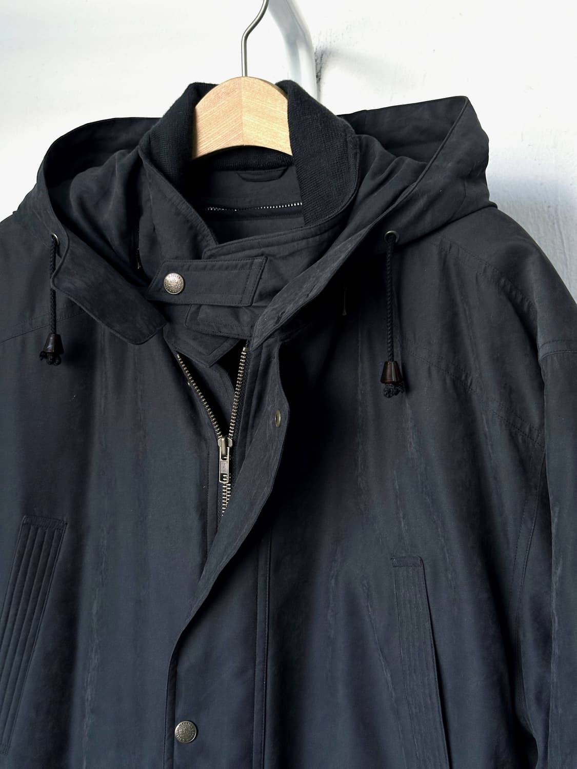 2way fake fur liner design mil over coat 상품이미지2