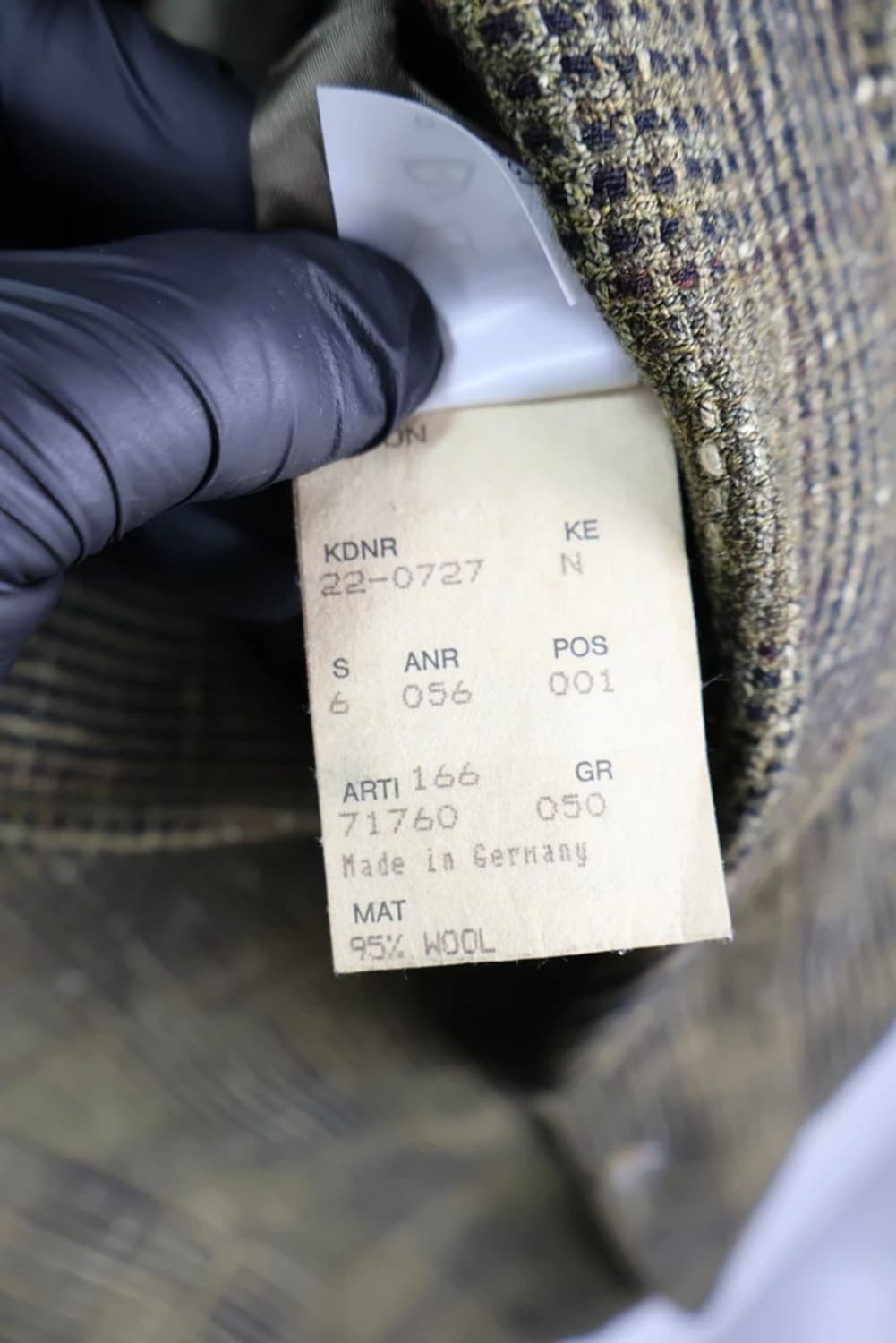 휴고보스 실크 울 체크 블레이저 상품이미지7