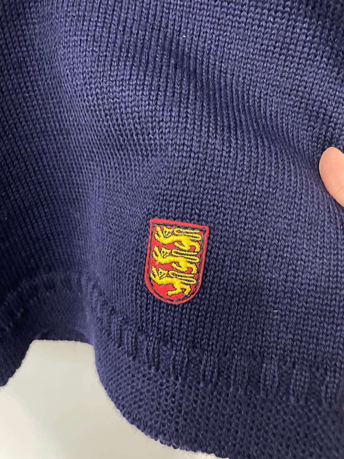 건지울른스 터틀넥 네이비 피셔맨 스웨터 H2117 상품이미지5