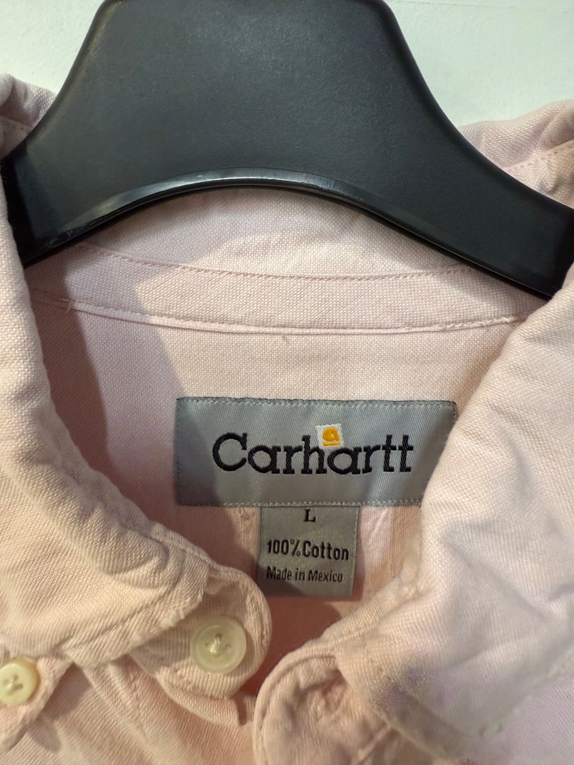 칼하트 핑크 긴팔셔츠 상품이미지3