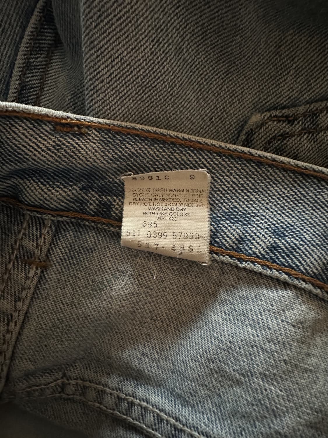 90s USA Levis 517 Boots Cut Denim Pants 상품이미지10