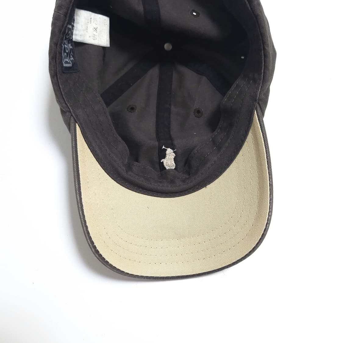 폴로 90s 워시드 레더 스트랩 치노 볼캡 캡모자 상품이미지5