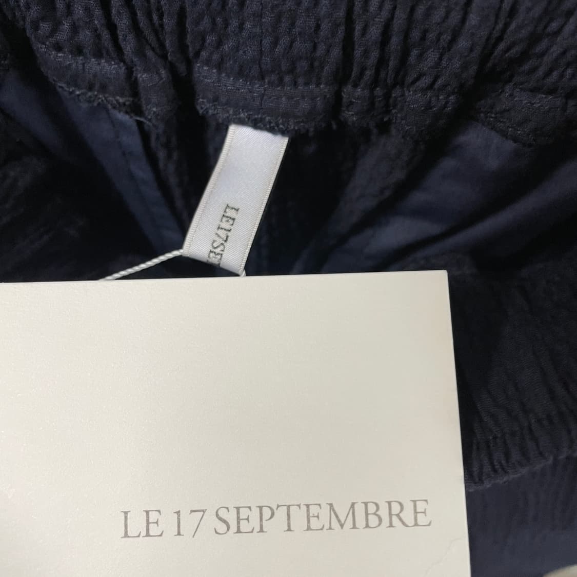 르917 le17septembre 네이비 팬츠 새상품 F 상품이미지5