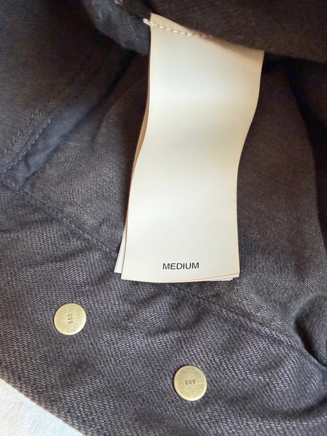 피어오브갓 8th 풀 집업 데님 트러커 자켓 점퍼 베이지 FOG  상품이미지9