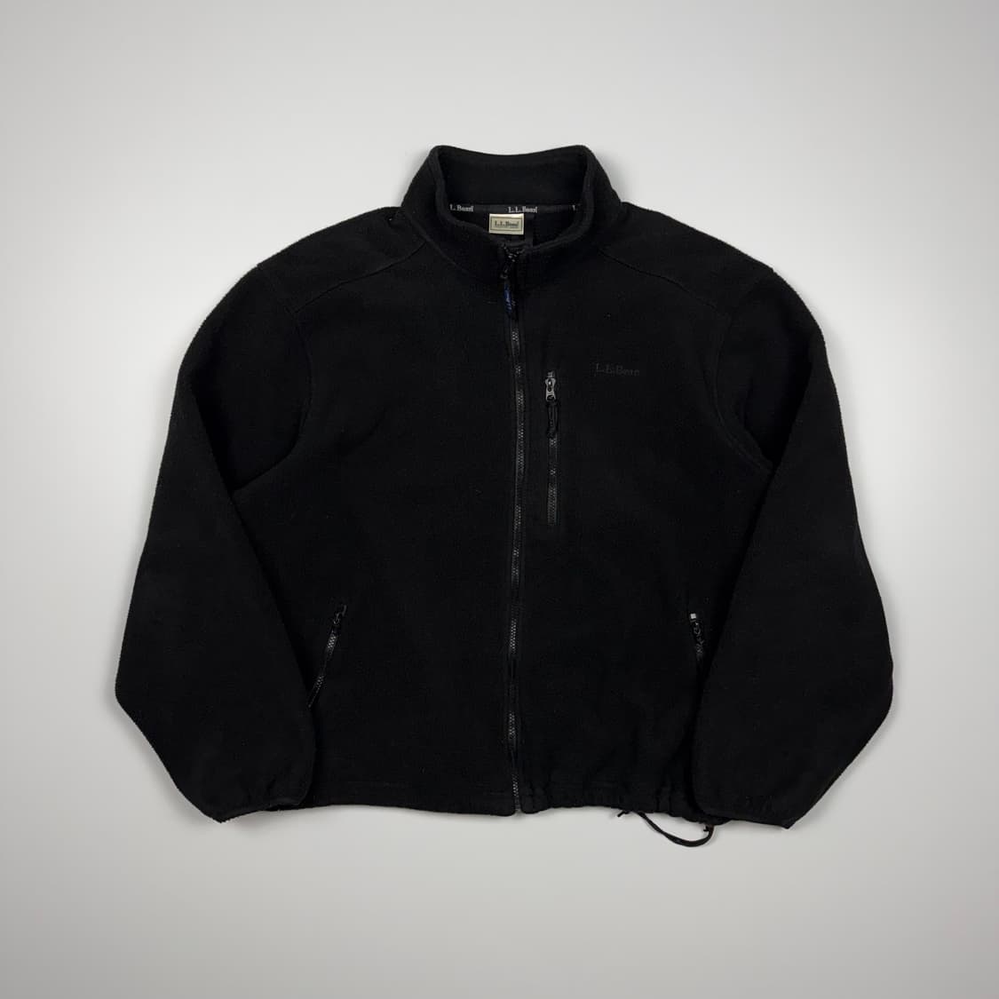 (110) 80s 엘엘빈 플리스 자켓 블랙 상품이미지1