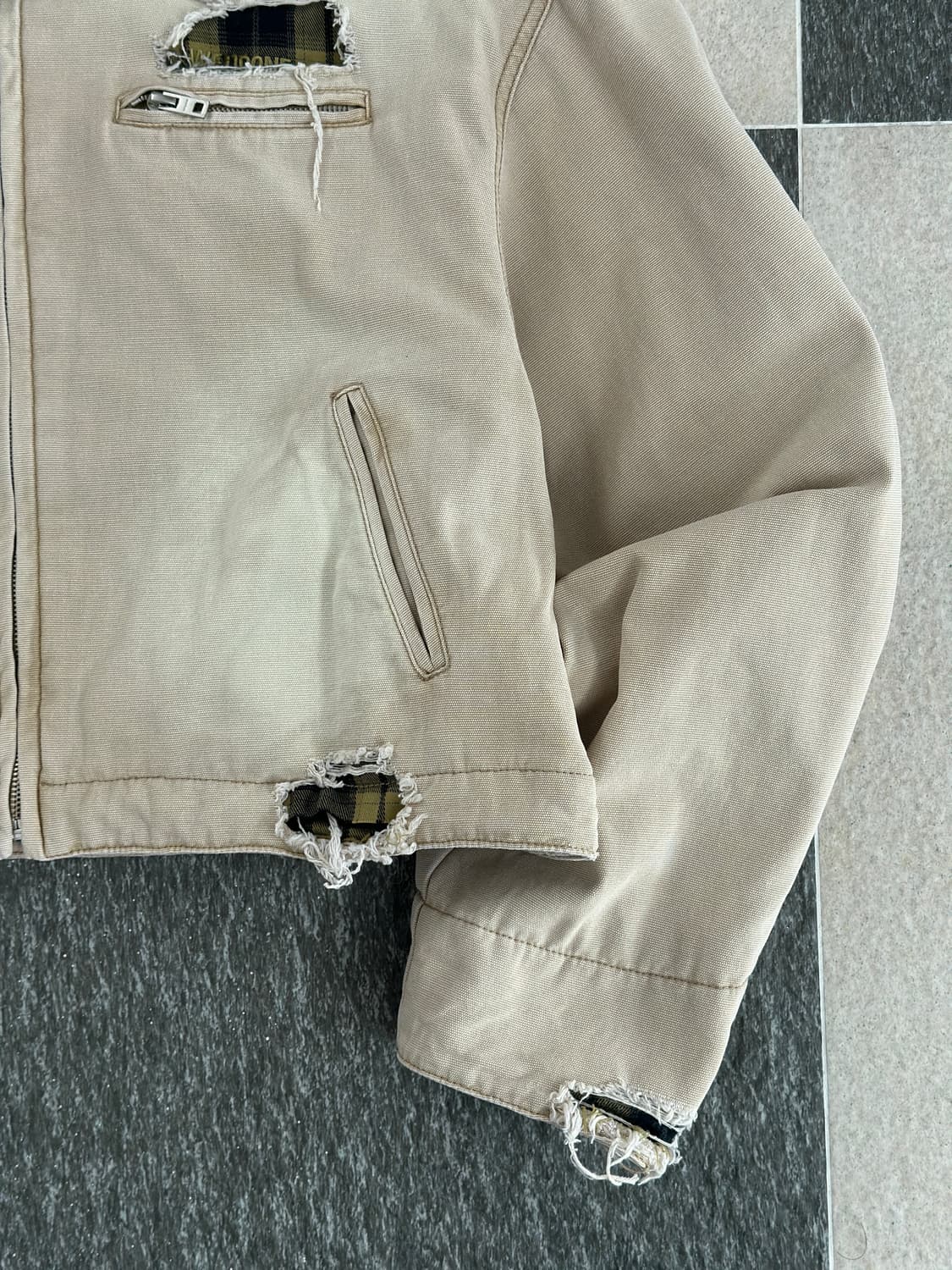 웰던 디스트레스 워크 자켓  상품이미지5