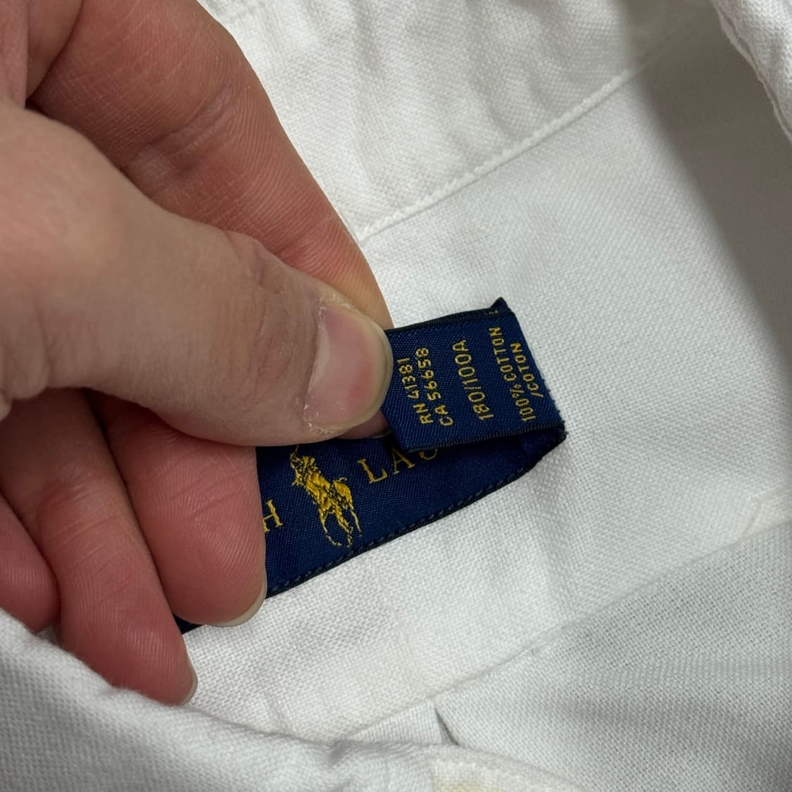 폴로랄프로렌 네이비포니 옥스포드 셔츠 L 상품이미지6