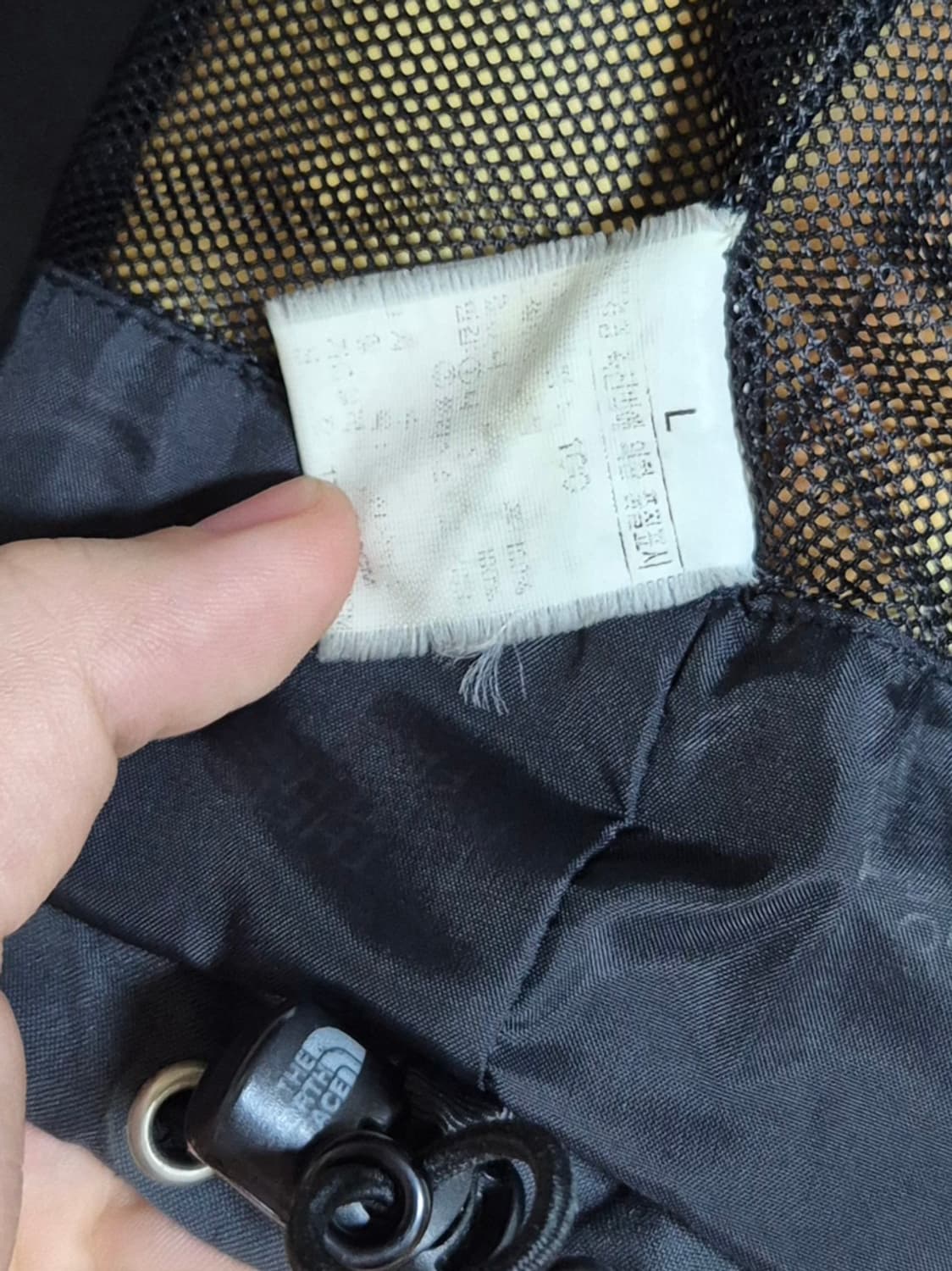 노스페이스 고어텍스 바람막이 챠콜그레이 L 상품이미지8