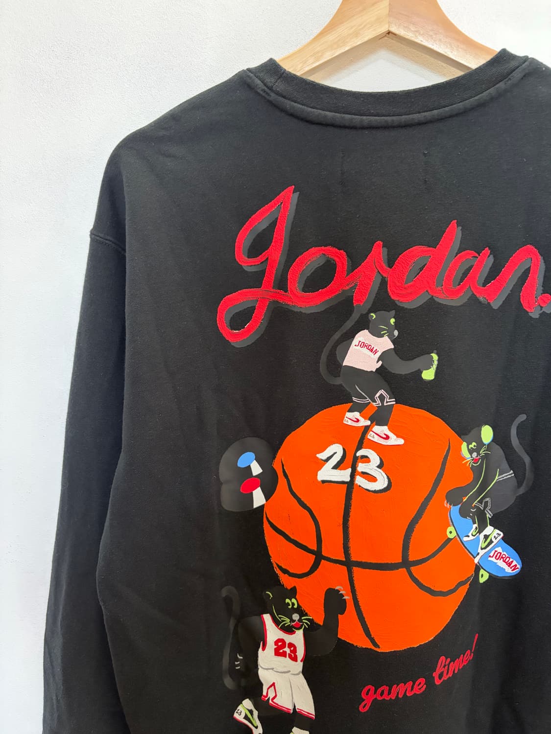 조던 블랙 맨투맨 M 상품이미지2