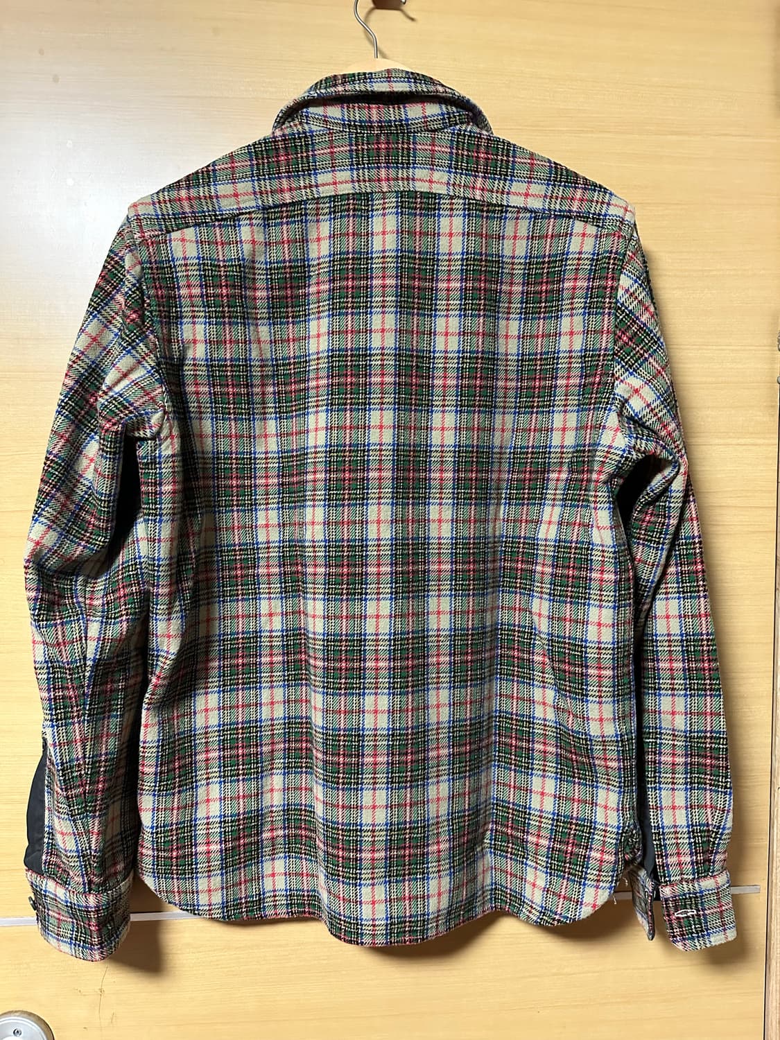 더블알엘  25 FW 더블알엘 플레이드 울 블렌드 트윌 셔츠 상품이미지6