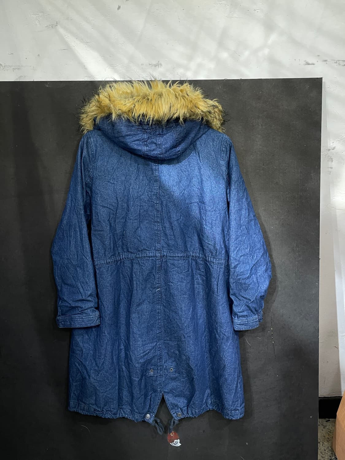 일본빈티지 titicaca 울프죠 퍼 후드 롱 개파카 야상 자켓 M 상품이미지10