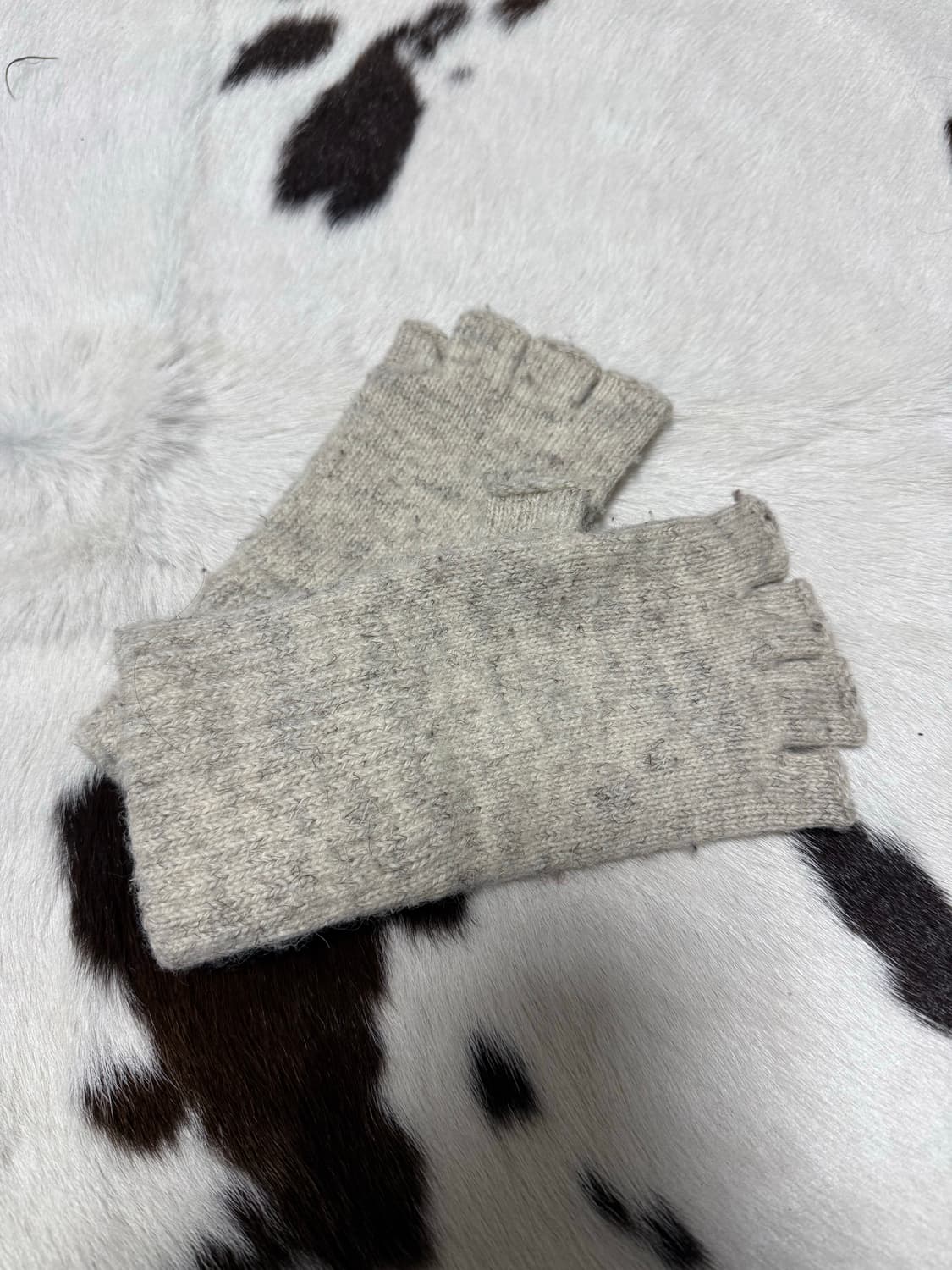 넘버나인 08aw 포틀랜드기 핑거리스 울장갑 상품이미지1