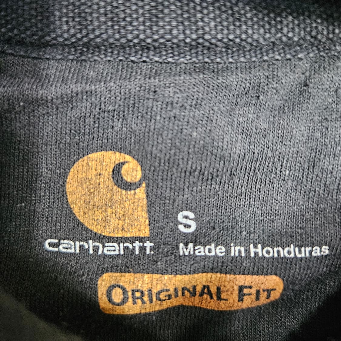 칼하트 사이드로고 후드 S 상품이미지4