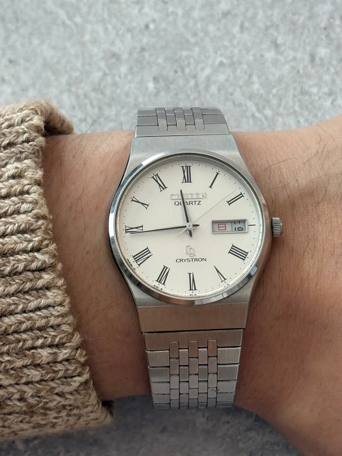 Citizen 시티즌 CRYSTRON Quartz Day-Date 상품이미지8