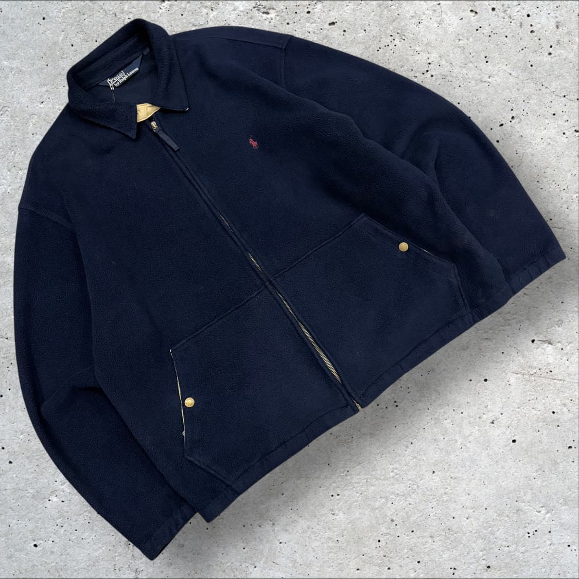 [100] 폴로 랄프로렌 네이비 플리스 집업 자켓 B848 상품이미지1