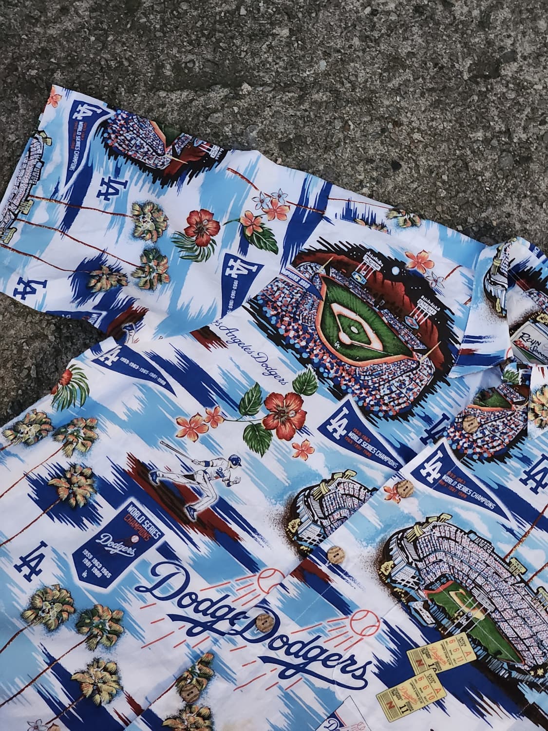 LA Dodgers X Reyn spooner 반팔셔츠 L
 상품이미지7