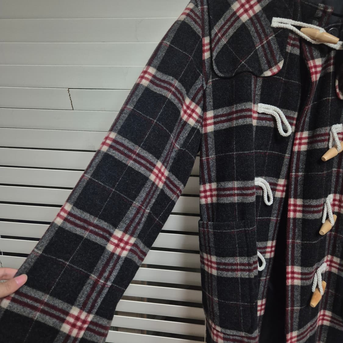 japanese vintage) 체크 코트 상품이미지2