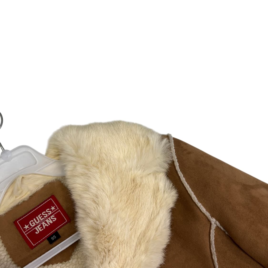 게스 스웨이드 토끼털 무스탕 상품이미지3