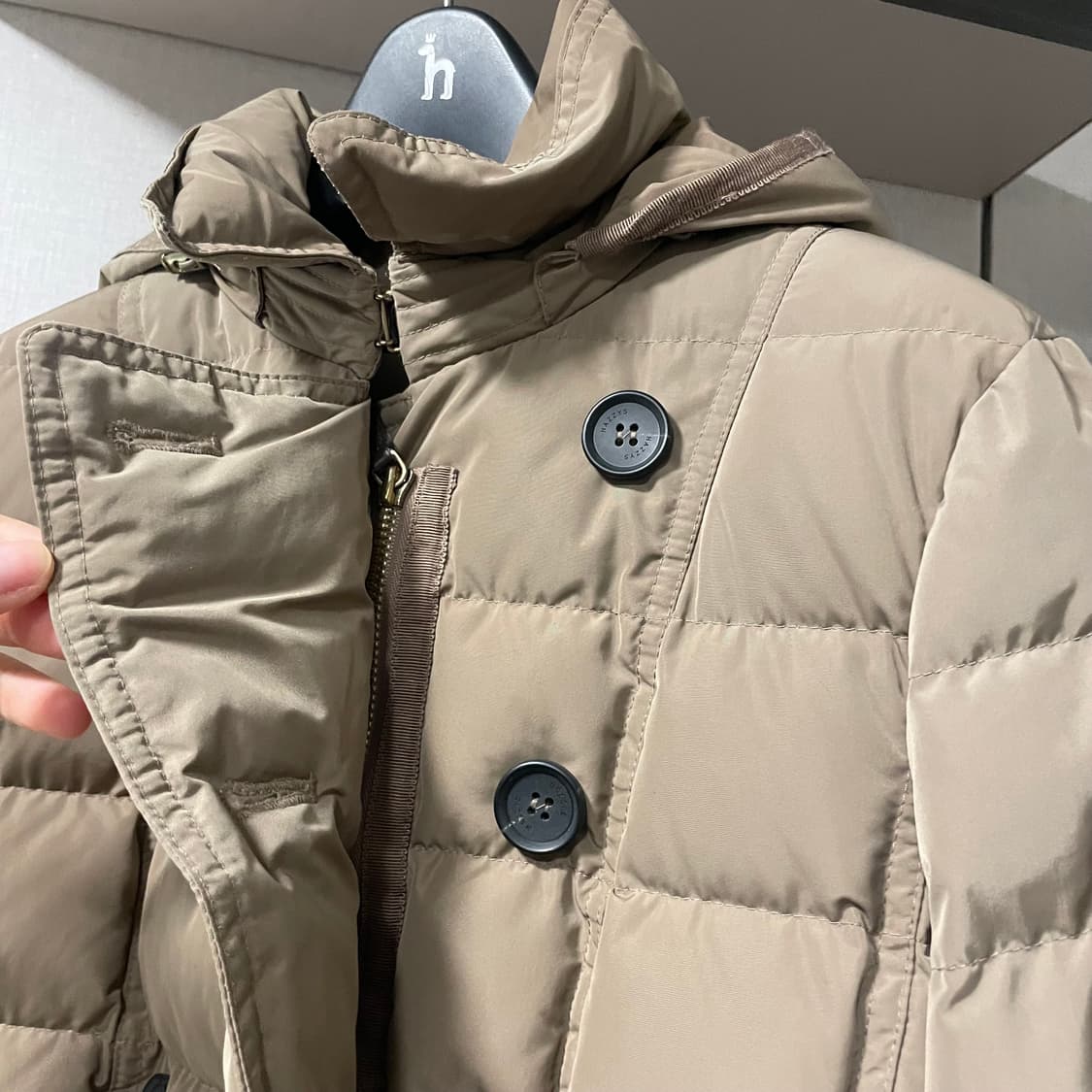 Hazzys 패딩자켓 브라운 90 상품이미지4