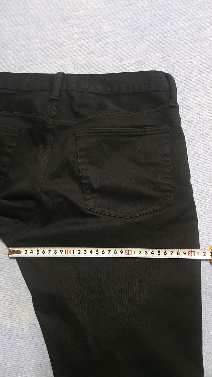 GAP 스판블랙진 33인치 기장102 상품이미지7