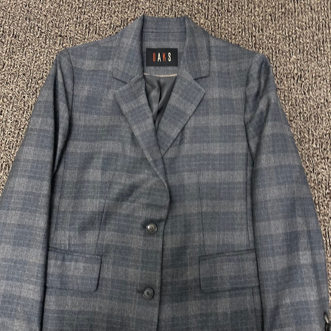 DAKS 닥스 여성 체크 울 자켓 90(S) 상품이미지2