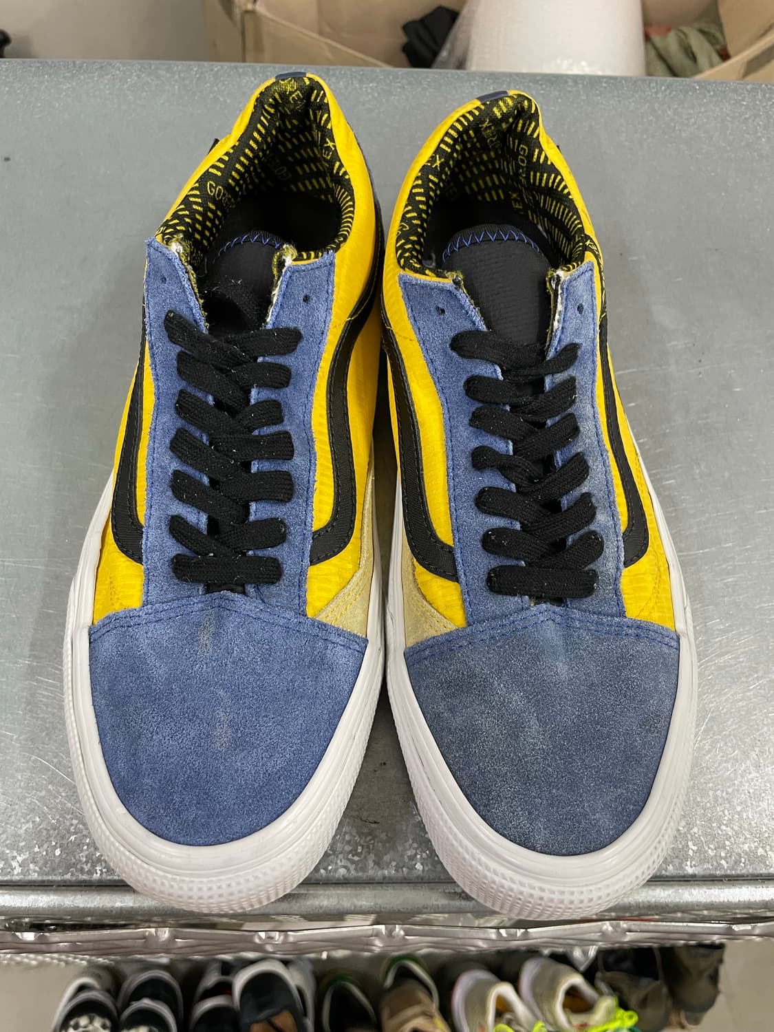 반스 올드스쿨 고어텍스 블루 옐로우 280 상품이미지5