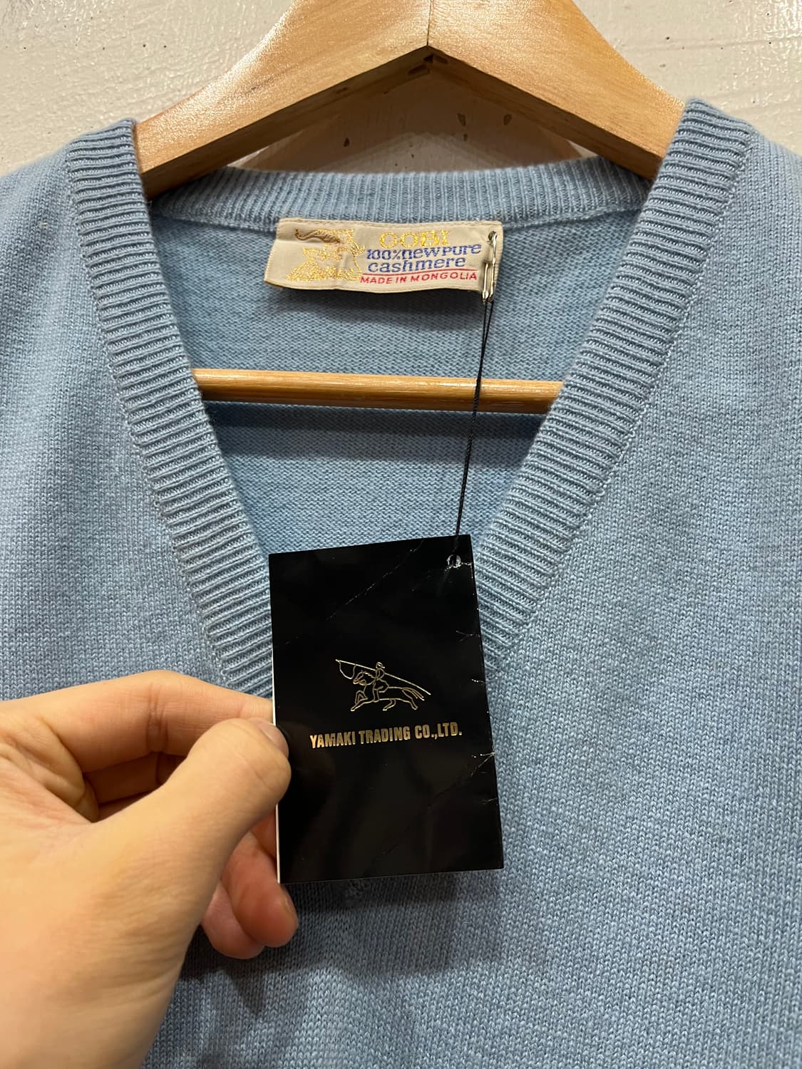 GOBI 고비 캐시미어100% 베스트 조끼 미사용품 상품이미지3