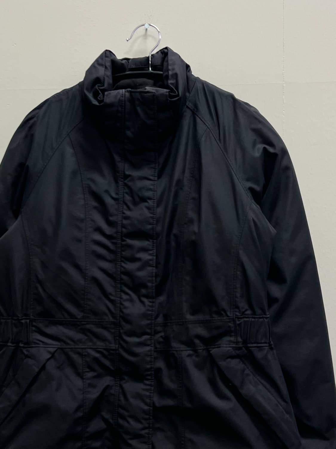 노스페이스 우먼스 하이벤트 구스다운 야상 패딩 자켓 블랙 상품이미지3