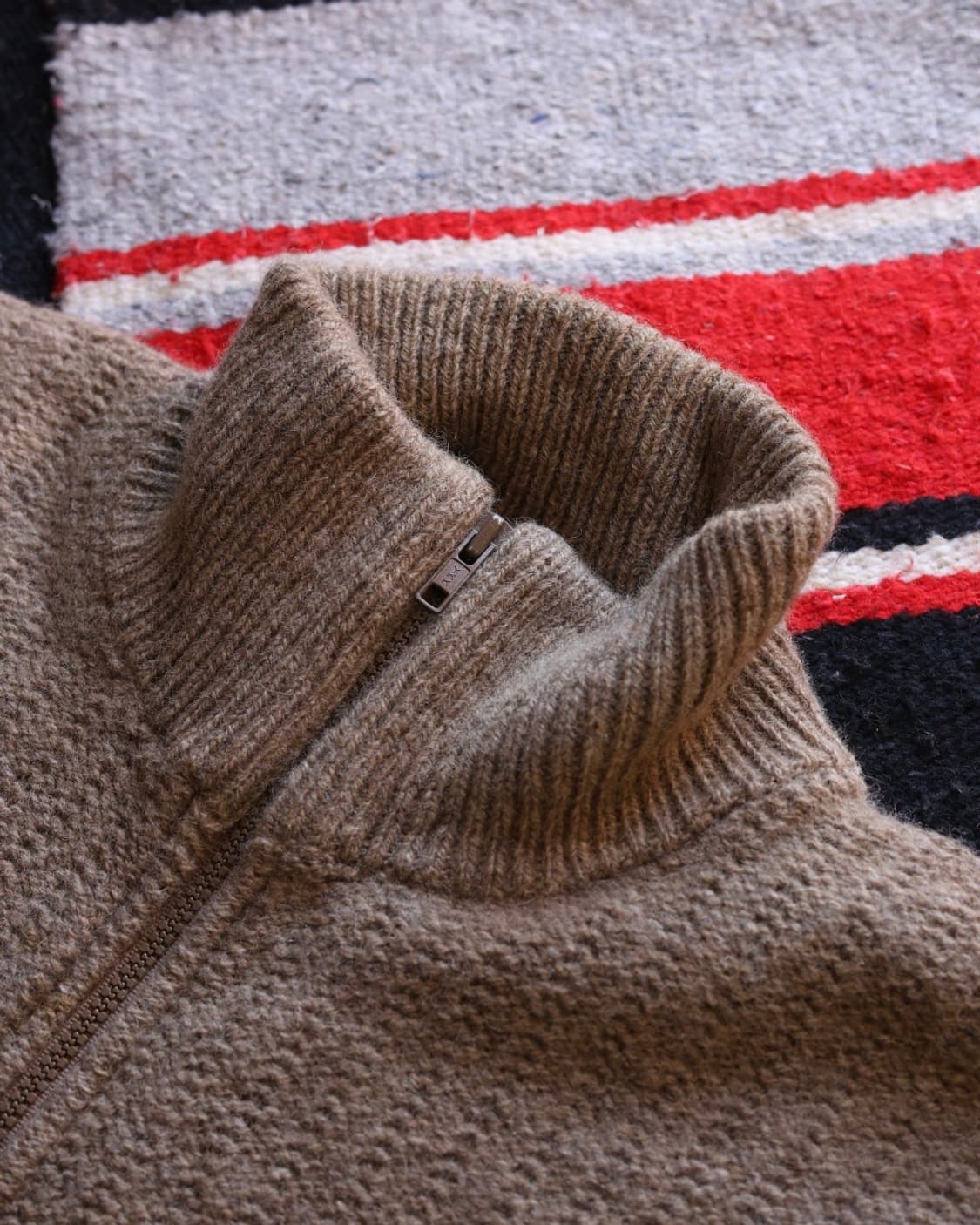 엘엘빈 80s 풀 집업 드라이버 울 니트 가디건 상품이미지3